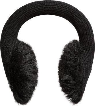 Moncler Moncler Wool Earmuffs, Women, Black, Size: One Size