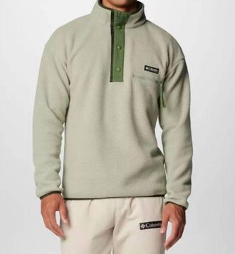 Columbia Helvetia Ii Half Snap Fleece Top In Safari