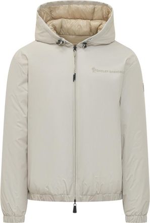 Moncler OffWhite Solid Hood Jacket