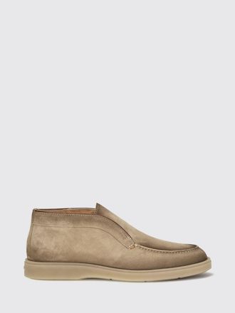 Santoni Stivaletti Chelsea in pelle di vitello scamosciata con inserti elastici