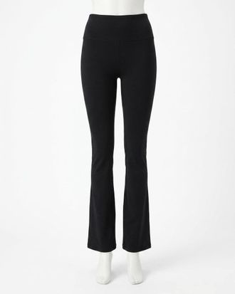 Spanx Booty Boost Flare Pant In Very Black