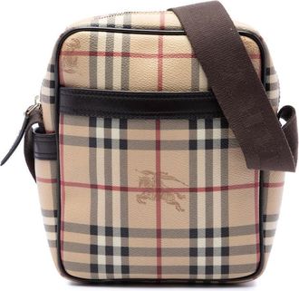 Burberry Pre-owned Burberry Haymarket Check Coated Canvas Crossbody Ladies Z4WEDOXXP84IMIWD
