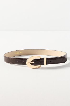 Dolce Vita Crocodile Print Belt