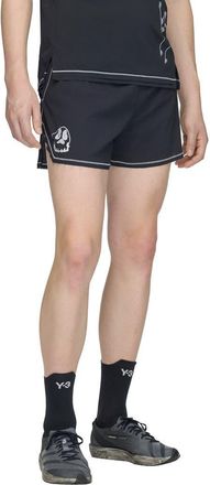 Yohji Yamamoto Graphic Performance Running Shorts in Black at Nordstrom, Size Xx-Large