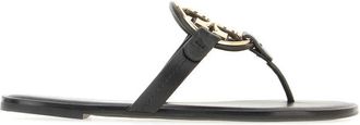 Tory Burch Slippers - Dames - Slippers - Zwart - 35 1/2 EU - Schoenen