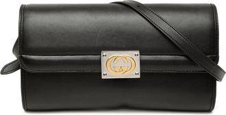 Gucci Pre-owned Gucci Calfskin Linea Matisse Interlocking G Crossbody Ladies XRQEYJIA32J0YTK8