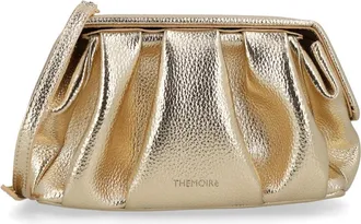 Themoir&egrave; Athena Pleated Metallic Texture Handbag