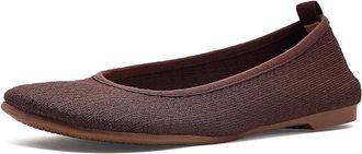 Journee Collection Aria Womens Flat Shoes Chocolate : 10 M, Synthetic