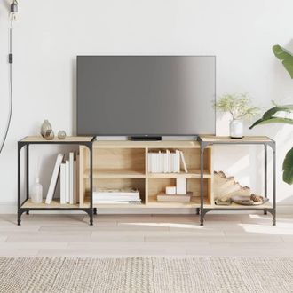 vidaXL Vidaxl - Mueble De Tv Madera De Ingenier&iacute;a Roble Sonoma 153x37x50 Cm