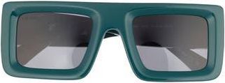 Off-white Leonardo 51mm Square Sunglasses in Green Dark Grey at Nordstrom Rack