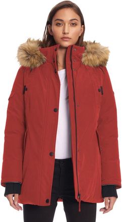 Alpine North GLACIER - Vegan Down Classic Winter Parka Jacket in Crimson at Nordstrom, Size X-Small