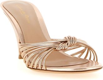 Gianvito Rossi Laminated Lamb Leather Sandal - Multicolor