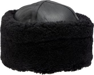 Toteme Shearling Winter hat - Black - S/M