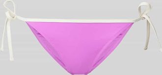 Puma Bikini-Hose mit seitlicher Schnürung in Pink, Größe XL