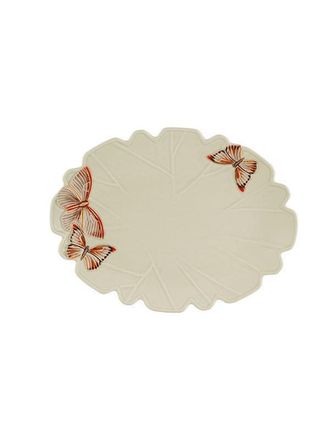 Bordallo Pinheiro Platter Nubladas Mariposas - Set 2