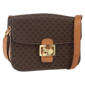 Celine Pre-owned Cross Body Bags, female, Brown, Size: ONE SIZE Pre-owned Vintage Cross Body Bag