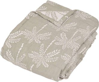 Atmosphera Atmosphera - Nuvia Cubrecama Verde Celad&oacute;n 260x240cm Cr&eacute;ateur DInt&eacute;rieur