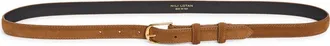 Nili Lotan Jane Suede Belt in Martora W/Gold Buckle at Nordstrom, Size 90