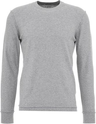 Paolo Pecora Trui - Heren - Sweatshirts - Grijs - XL - Katoen - Hoodies & sweatvesten