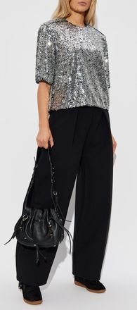 Isabel Marant Helga Top, Womens, Silver