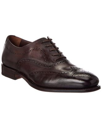 Ferragamo Poveda Leather Oxford