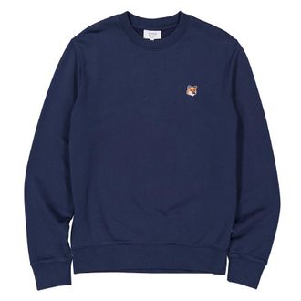 Maison Kitsun&eacute; Fox Head Patch Sweatshirt, Size X-Small