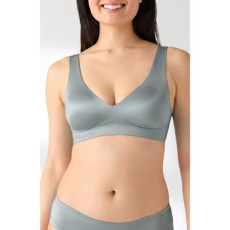 True & Co. True Body Sheen Unlined Wirefree Bralette in Sedona Sage at Nordstrom, Size X-Small