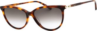 Ferragamo SF2870SCP 214 Womens Sunglasses Tortoiseshell Size 55