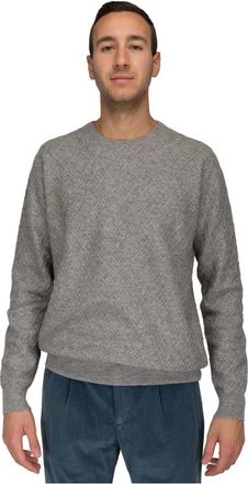 Ballantyne Trui met ronde hals - Heren - Ronde hals truien - Grijs - 2XL - Wol - Truien & Vesten