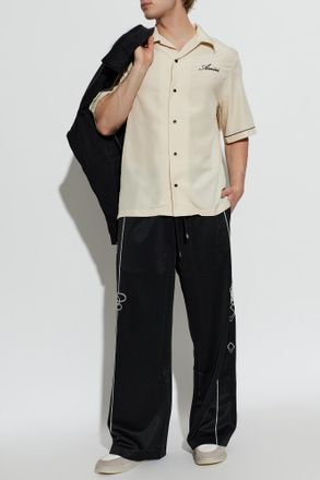 Amiri Short Sleeve Shirt, Mens, Cream