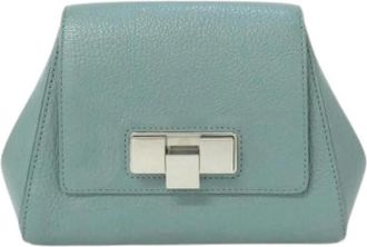 Bottega Veneta Pre-owned Belt Bags, female, Blue, Size: ONE SIZE Pre-owned Leather Waist Bag