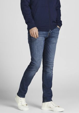 Jack & Jones Slim-fit-Jeans »JJIGLENN - Slim-Fit-Jeans mit niedriger Leibhöhe« Used, modisch, slim fit, Denim/Jeans