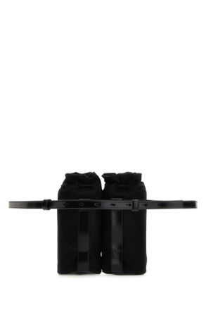 Ferragamo Mens Black Econyl&acirc; Belt Bag Nero Borse A Tracolla