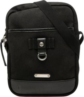 Saint Laurent Pre-owned Vintage Shoulder Bag - unisex - Vintage Schoudertas - Zwart - ONE Size - Leer - Vintage