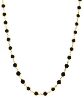 Sabrina Designs 14K Onyx Circle Necklace