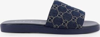Gucci Sandali in denim con motivo GG - GUCCI - gender_Man