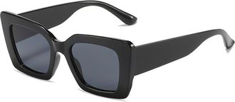 Generic Outdoor Mens And Womens Sunglasses Commuter Vacation Decorative Sun Glasses(Black)