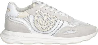 Pinko Zoe Sneakers - Dames - Sneakers - Wit - 37 EU - Leer - Schoenen