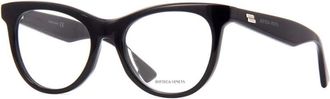 Bottega Veneta Ladies Black Cat Eye Eyeglass Frames BV1064O 001