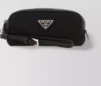 Prada pouch nylon wrist strap
