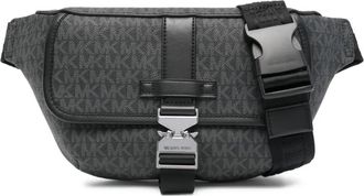 Michael Kors Hudson heuptas met logogesp - Zwart