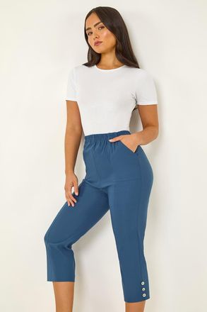 Roman Bengaline Cropped Stretch Trouser