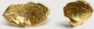 Monica Vinader Gold Fragments Small Stud Earrings
