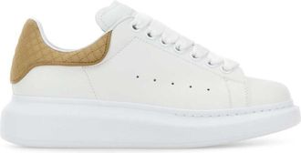 Alexander McQueen White Leather Sneakers