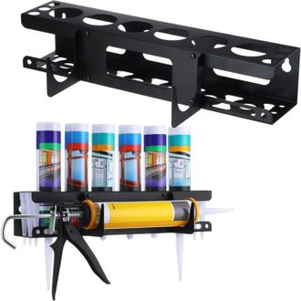 OEM Soporte De Pared Y Base Horizontal Para Pistola De Calafateo, Ideal Para Garajes Y Talleres. Este Soporte De Pared Tiene Capacidad Para 6 Tubos Y Boqu