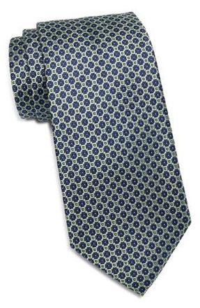 Tommy Hilfiger Braga Geometric Tie in Green at Nordstrom Rack