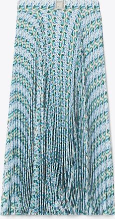 Tory Burch Womens Pleated Viscose Skirt, size 16