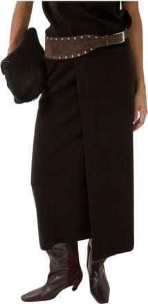 Gestuz GZmanzi Skirt - Skirts - Mujer - Marr&oacute;n - 2XS