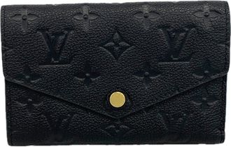 Louis Vuitton Noir Wallet (Tri-Fold) (Pre-Owned)