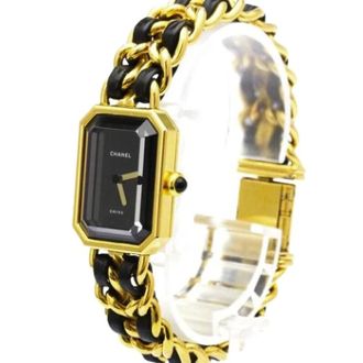 Chanel Pre-owned Watches, female, Black, Size: ONE SIZE Pre-owned Premiere Rock Quartz Watch